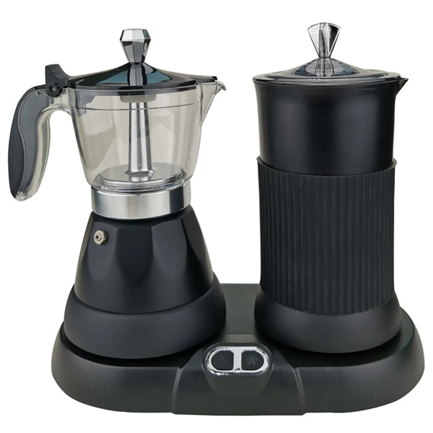 

Espresso Coffee Machines with Milk Frother Coffee Maker with One-Click Operation, Cappuccino Machine and Latte EU Plug