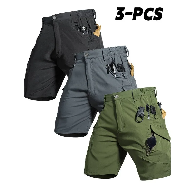 

Men's New SummerTactical Cargo Short Quick Dry Lightweight Multi-Pocket Outdoor Hiking Fishing Casual Bermudas Shorts Breathable