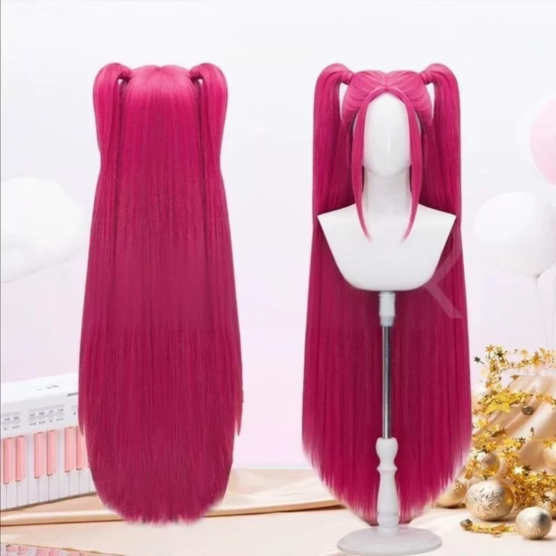 فيلم Kpop أنيمي رومي ميرا زوي تأثيري الباروكات الأرجواني جديلة الاطفال زي كرنفال اكسسوارات الدعائم #5