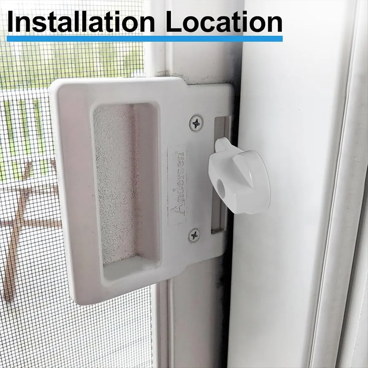 Hinged Screen Door for Doors, Replacement Screen Door for Screen Door Lock, 2pack