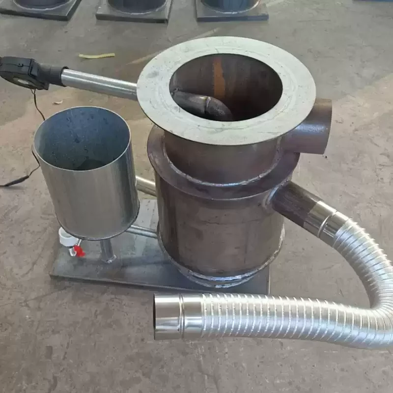 Fast Heating Waste Oil Vaporization Heater Double Layer Hot Air Circulation Furnace with Dual Fans Waste Motor Oil Recycling - view 6