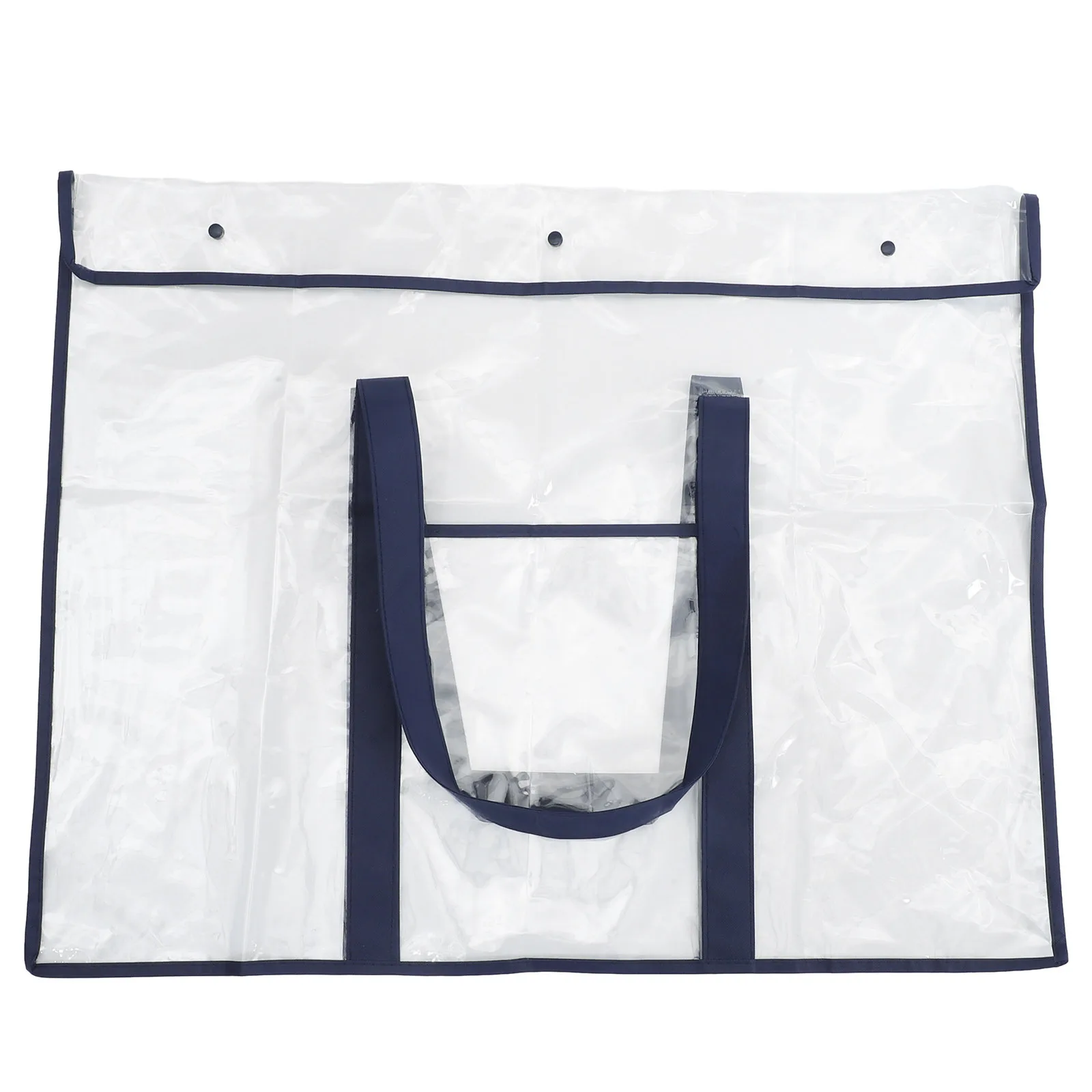 Bolsa para tablero de pintura, organizador de tela no tejida transparente para almacenamiento de suministros de arte, carpeta portadora portátil para artistas para ilustraciones