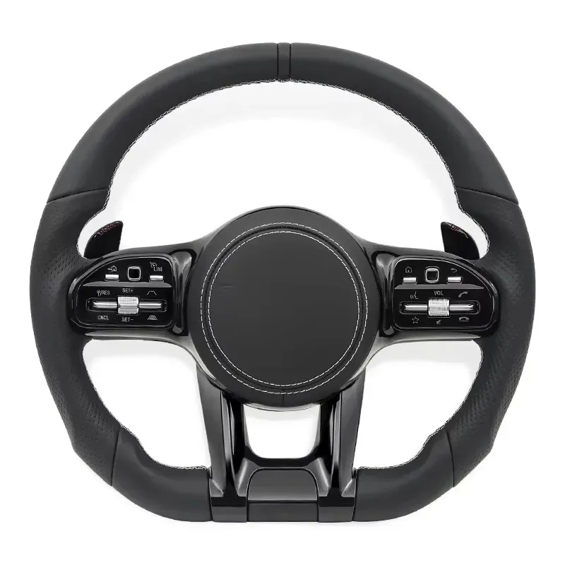 Leather Car Steering Wheel for Mercedes Benz AMG W166 W177 W205 W213 W212 W216 W217 W218 W222 S500 E300 E220 G63 C63 C238