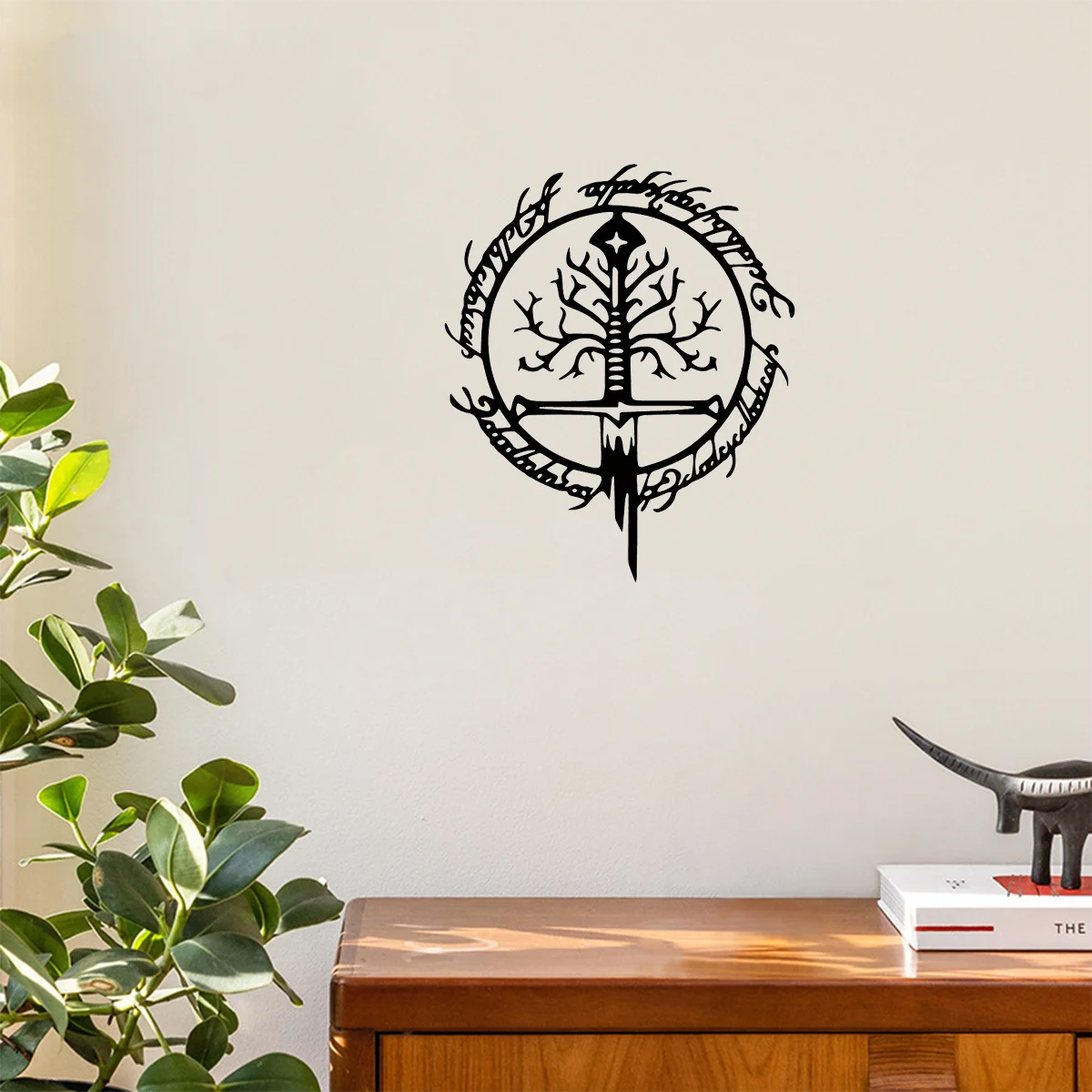 Unique Lord Of The Rings Iron Oath Metal Wall Art – A Distinctive Gift for Him and Housewarming Novelty.