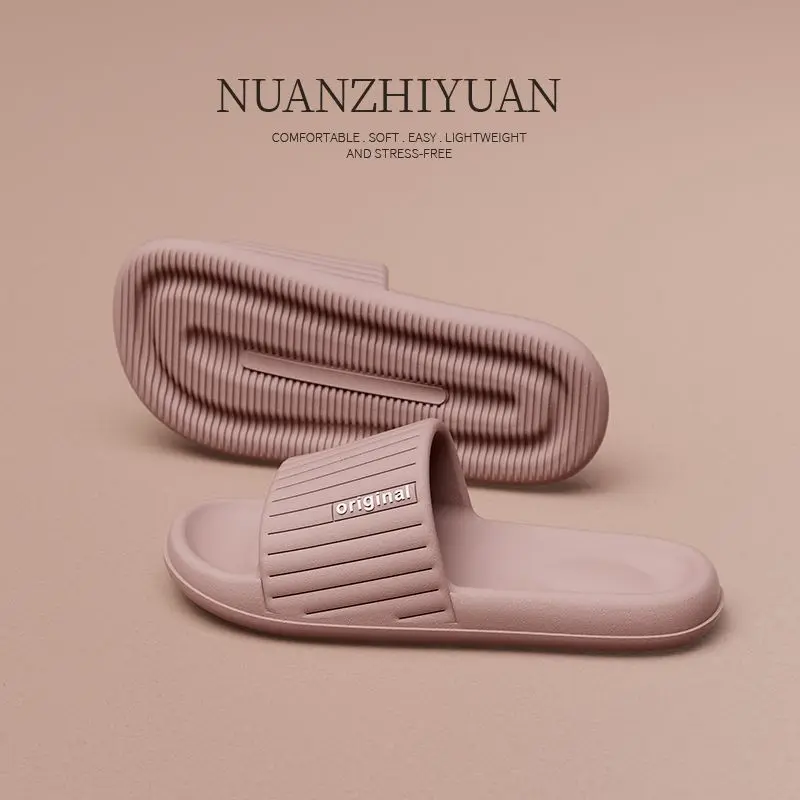 Anti-Slip Thick Sole EVA Summer Slipper High Rebound Odorless Light Weight Soft Sandals Home House Bathroom Shoes for Men Women