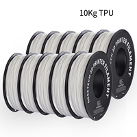 GEEETECH 10Kg TPU 3D Printer Filament material 1kg 2.2LBS/Spool 1.75mm Plastic Vacuum Packaging Non-Toxic Shore Hardness 95A