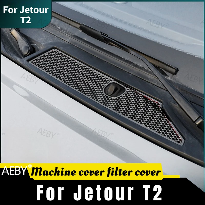 

For Jetour T2 Insect-proof mesh air intake protective cover,hood air intake grille,Insect and dust proof,Anti-fragmentation