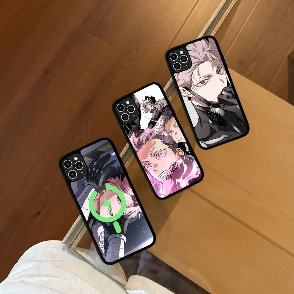 Kaiju No 8 Narumi Gen аниме чехол для телефона с магнитным чехлом для IPhone 16 14 13 12 11 15 Pro Max Plus для Magsafe Wireless Charge Cover