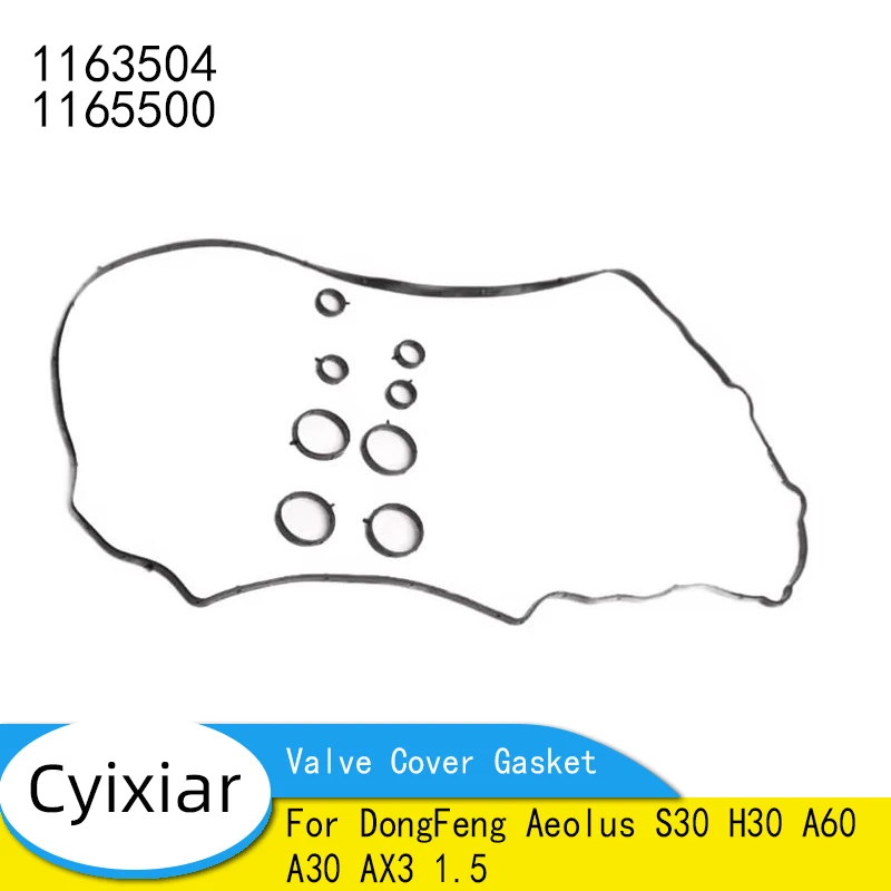 1163504 1165500 Brand New Valve Cover Gasket For DongFeng Aeolus S30 H30 A60 A30 AX3 1.5