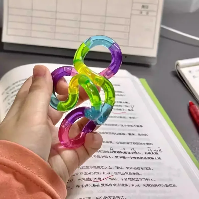 Endless Fidget Rope - Deformable Sensory Stress Relief Toy, Knot & Twist Unlimited, ADHD Anxiety Relief for Kids & Adults