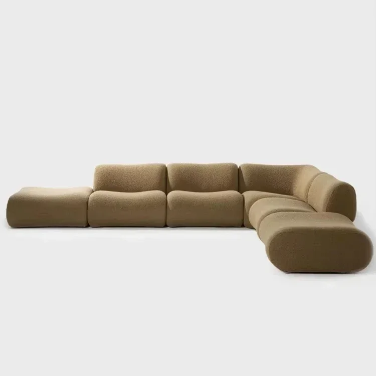 Factory sales compressed sofa velvet fabric living room modern sofa set Modular compressed furniture