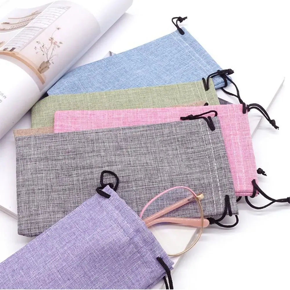 18*9cm Surface Sunglasses Container Portable Acceaaories Draw Bags Sunglasses Bag Glasses Bags Glasses Storage