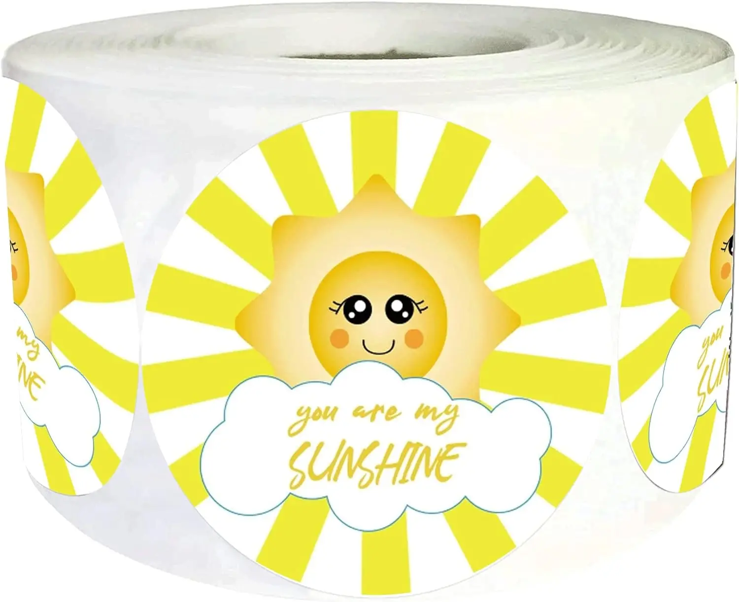 500Pcs You are My Sunshine Stickers 1.5