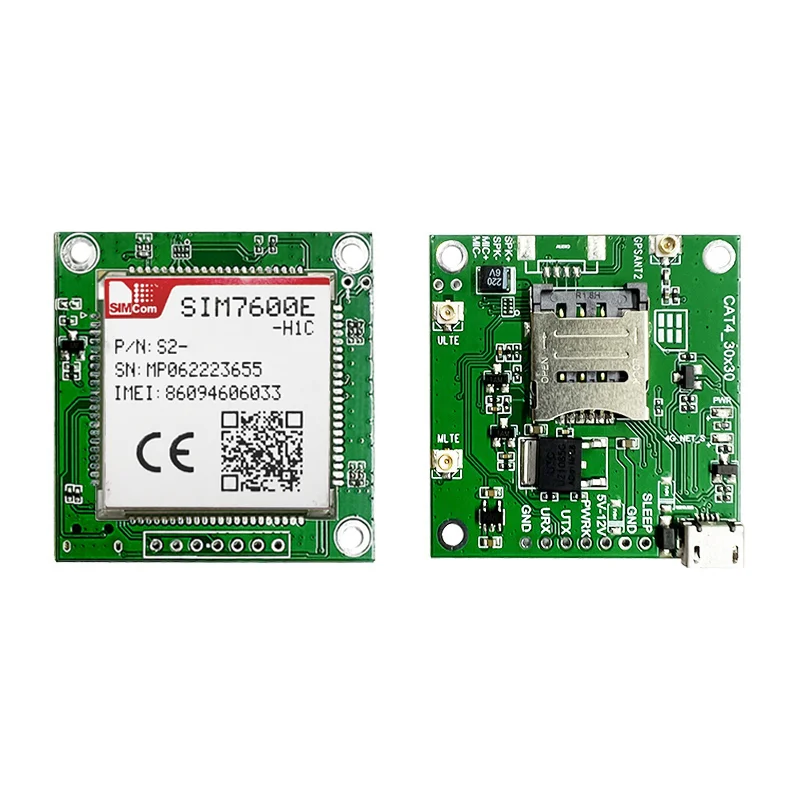 SIMcom-SIM7600E-H1C LTE CAT4 Core board breakout kit, TE-A, 1 piezas