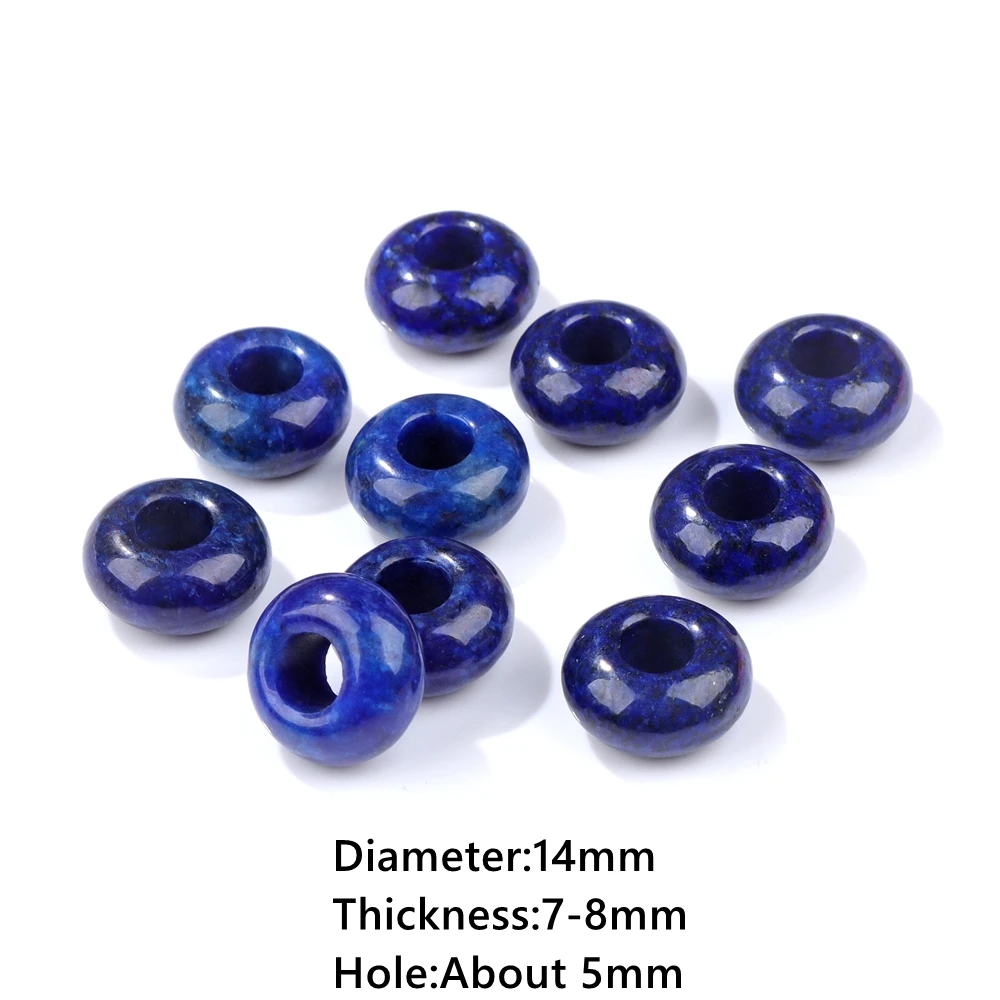Wholesale Natural Stone Big Hole Beads