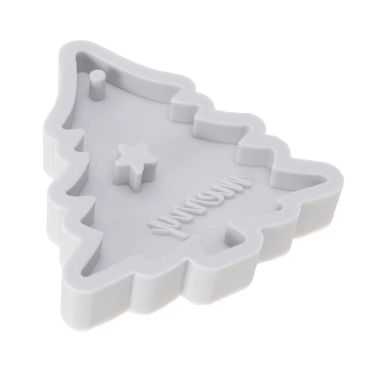 Siliconen kerstvorm Boomvorm Holle ster Vrolijke brief voor doe-het-zelf bakken Taarten Chocolade Puddingen Jellies Boomvorm