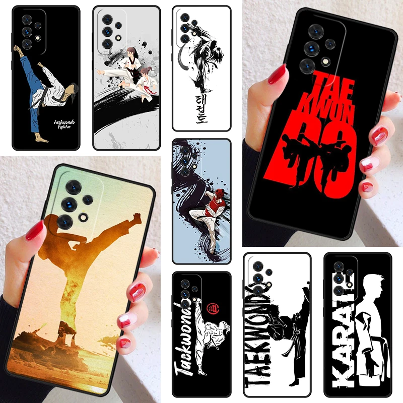 

Kungfu Taekwondo Phone Case Cover For Samsung Galaxy A52 A72 A73 A20e A21S A50 A70 A11 A12 A42 A31 A40 A51 A71 A32 A80 A91
