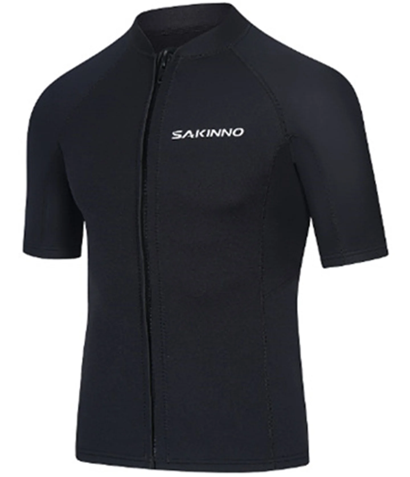 Men Women 2MM Neoprene Separate Wetsuit Front Zipper Short-sleeved Diving Jacket And Shorts Snorkeling Surfing Summer Swimsuit