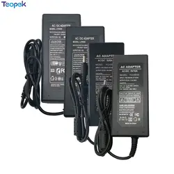 DC 5V 5A 6A 8A 10A Power Supply Adapter Driver Switch EU/US/UK/AU Plug AC 100-240V ToDC 5V For led Strip cctv