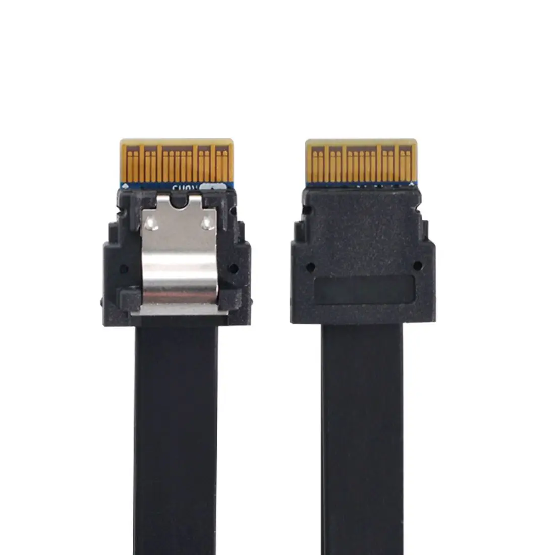 Zihan PCI-E Slimline SAS 4.0 SFF-8654 4i 38pin Host to SFF-8654 Slim SAS Target Cable 40cm