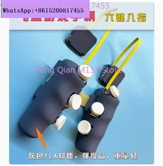 Connect the points and shoot the gamepad button with six fingers, eight fingers and ten fingers