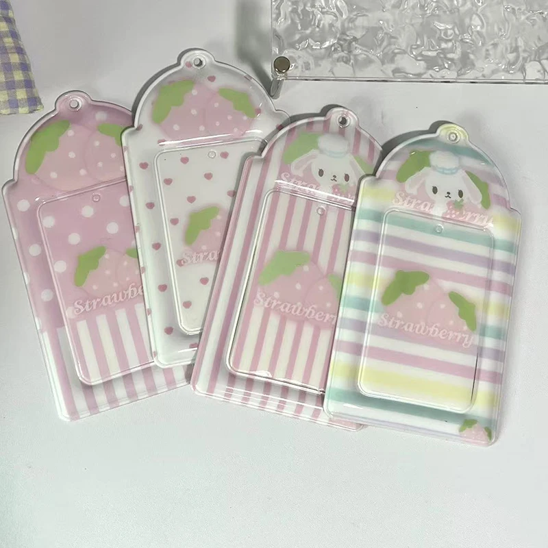 1 Piece 3 Inch Cute PVC Photo Card Holder For Kpop Album Idol Card Credit ID Bank Card Kpop Photocard Holder