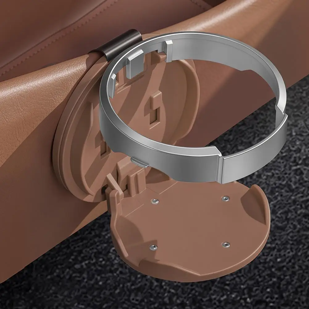 2-in-1 Auto-Tür-Getränkehalter und Handyhalterung, faltbarer Getränkehalter aus Leder mit Aufbewahrungsbox, Getränkehalterung fürs Auto – Detail 20