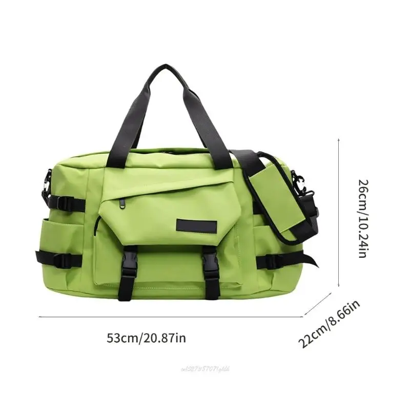 X5XA Borsone per esercizi capacità Design impermeabile Separazione asciutta e bagnata per riporre attrezzature Viaggio