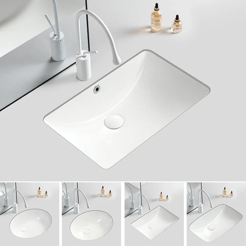 Japanese Zopu Ceramic Undercounter Basin Washbasin Household Washbasin Toilet Stone Undercounter Basin Washbasin Balcony Basin