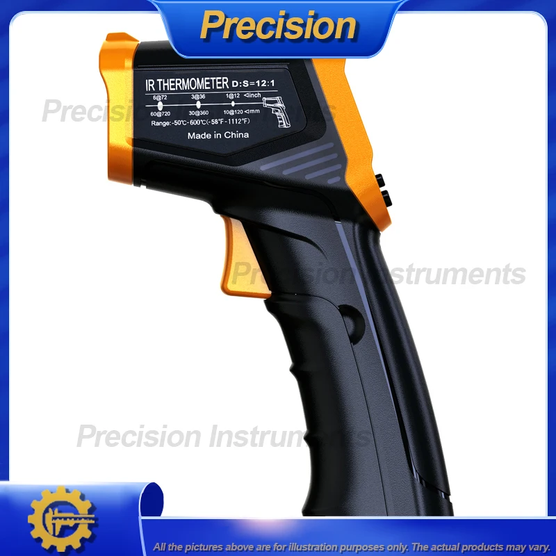 2026 Digital Infrared Thermometer for Kitchen Cooking Oil Milk Baking Grilling Food Temperature Gun with LCD Display Fast