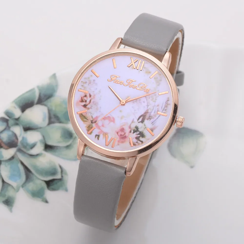 Ladies Designer Watches Luxury Watch Women Fanfeeda Women's Casual Fashion Quartz Belt Watch Clock Mechanism Mujer Montre