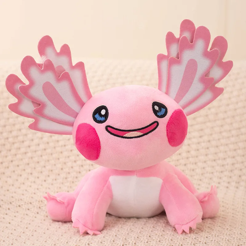 New Axolotl Plush Toy Kawaii Plush Stuffed Animal Hexagonal Salamander Toy Doll Room Decoration Kids Birthday Christmas Gift