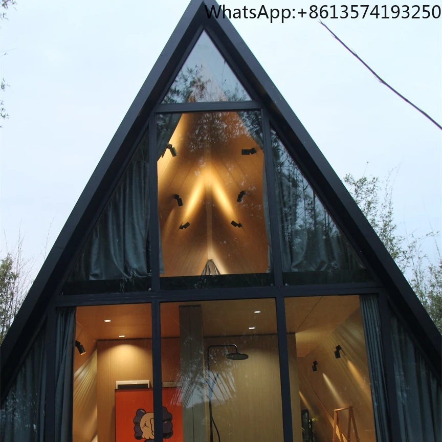 Casa Prefabricada en China para Airbnb, Casa Modular Prefabricada, Kit de Casa en Forma de A, Cabaña, Casas Pequeñas, Casa Contenedor, Casas Prefabricadas