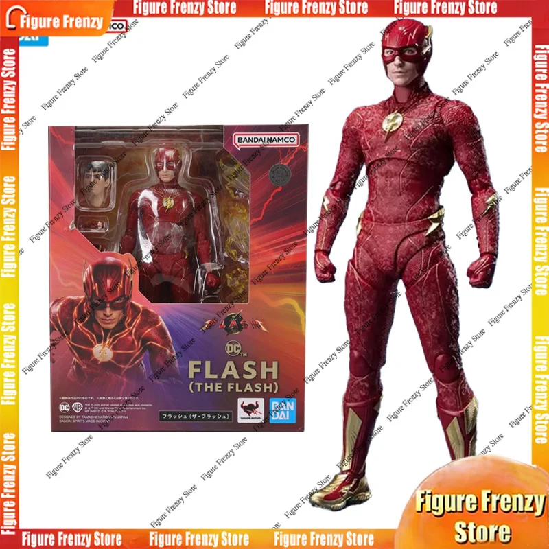 

Spot SaleBandai Original Genuine Figure The Flash Mol Kit Anime Figures SHF DC Flash Collection Action Figure Mol Boys Toys Gift