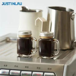 JUSTINLAU Coffee Concentrate Sub-bottling Sealed Jar Mini Glass bottle Leakproof  Milk Honey Jar Small Wine Cup Storage Glass