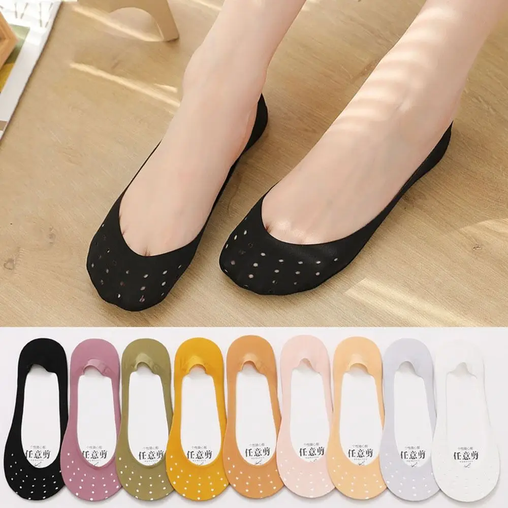 

Socks Non-Slip Low Tube for High Heels Shallow Mouth Solid Color Sock Slippers Ice Silk Socks Mesh Boat Socks Female Hosiery