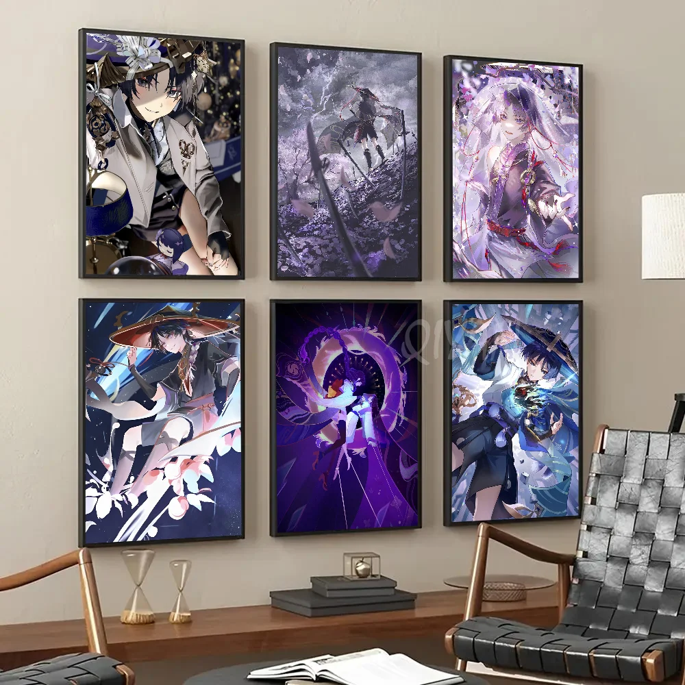 

Genshin Impact Wanderer Poster Paper Print Home Living Room Bedroom Entrance Bar Restaurant Cafe Art Painting Decoration