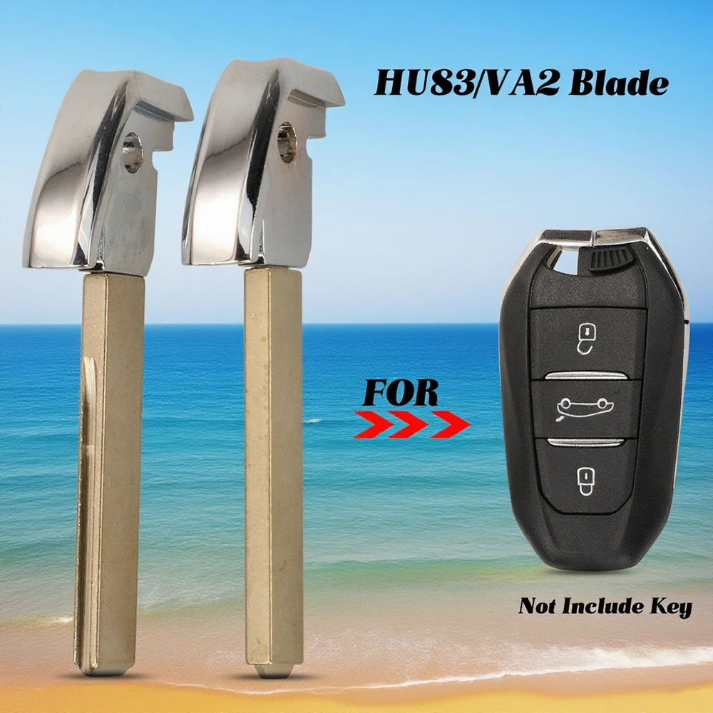 

jingyuqin VA2/HU83 10pcs For Peugeot 308 408 3008 4008 5008 508 Citroen C3 C4 DS Remote Car Key Blade Fob Replacement