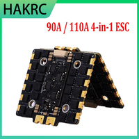 SkyCityFPV HAKRC 5139 90A/110A 4-in-1 ESC 2-8S Support PWM Oneshot125 Oneshot42 Multispot Dshot150 Dshot300 Dshot600 FPV Drone