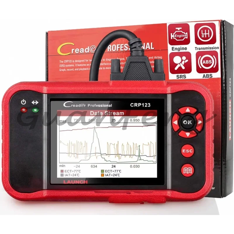 100% Original Launch Creader CRP123  V 2.0 auto diagnostic scanner Code Reader Launch CRP 123  V2.0 OBD2 EOBD Scanner