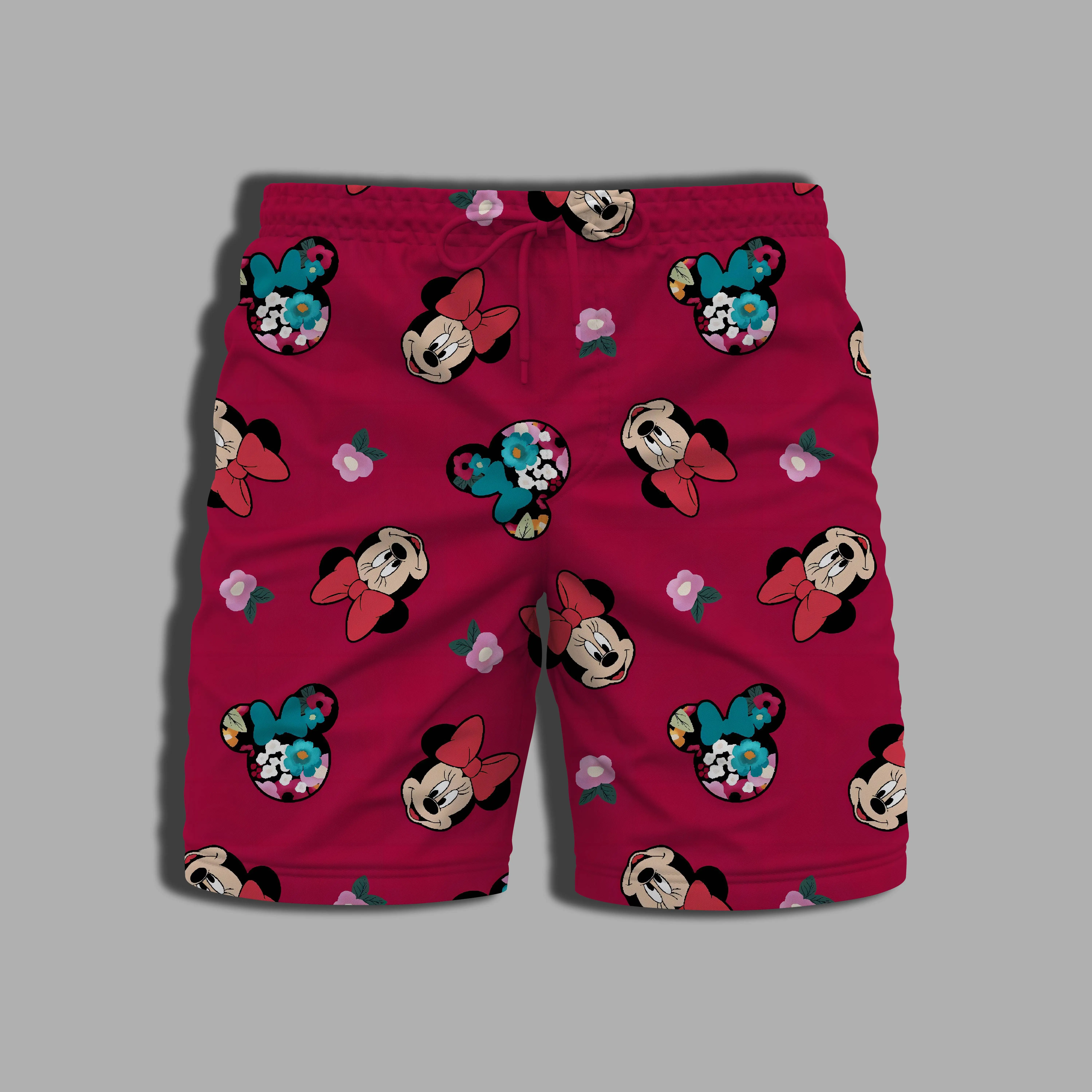 Abbigliamento da uomo stampa da spiaggia topolino estate Disney intero costume da bagno pantaloncini maschili per donna costume da bagno uomo palestra Minnie Mouse Pants