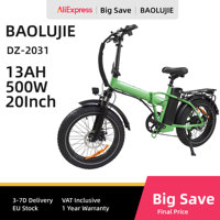 BAOLUJIE DZ-2031 Adult Electric Bicycle 500W  Motor Electric Bike 48V13AH Battery 20 Inch Tire All Terrain E-bike