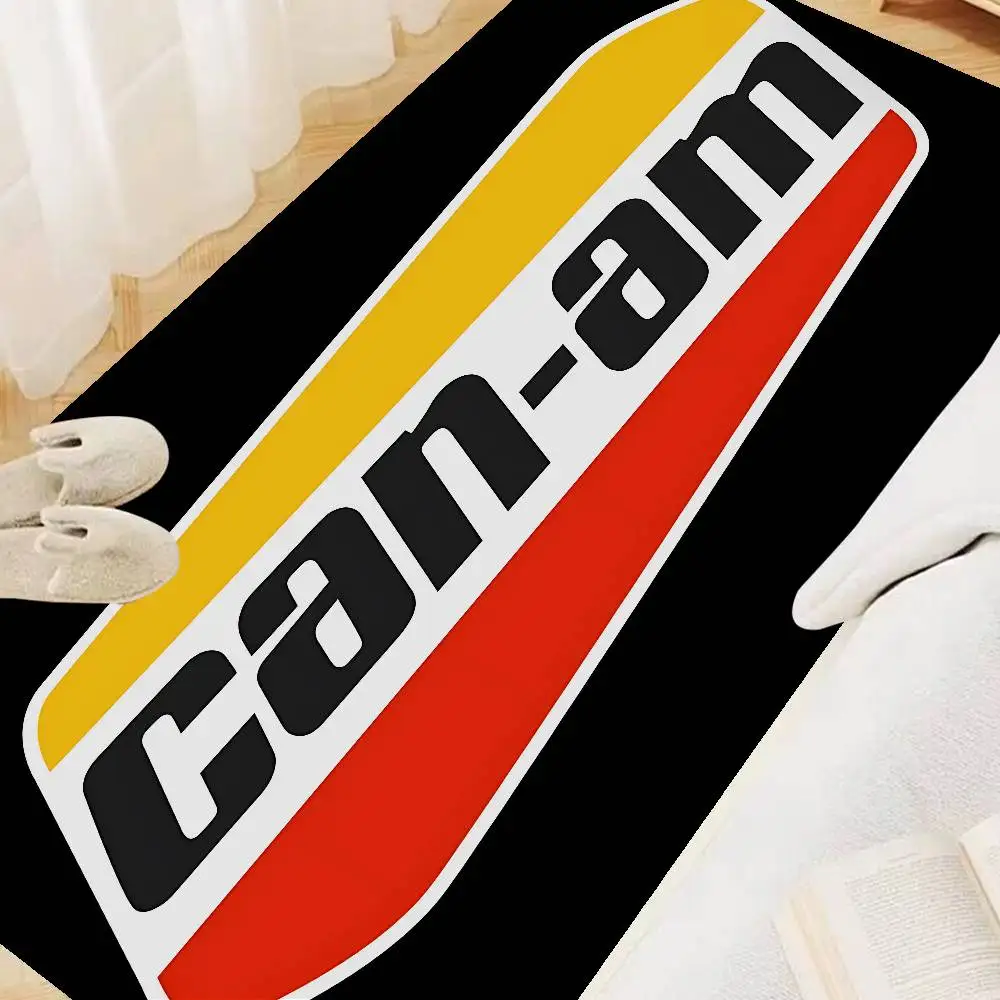 Can-Am Spyder Logo-Fußmatte, waschbar, rutschfest, für Wohnzimmer, Sofa, Stühle, Küchen-Fußmatte, Teppich