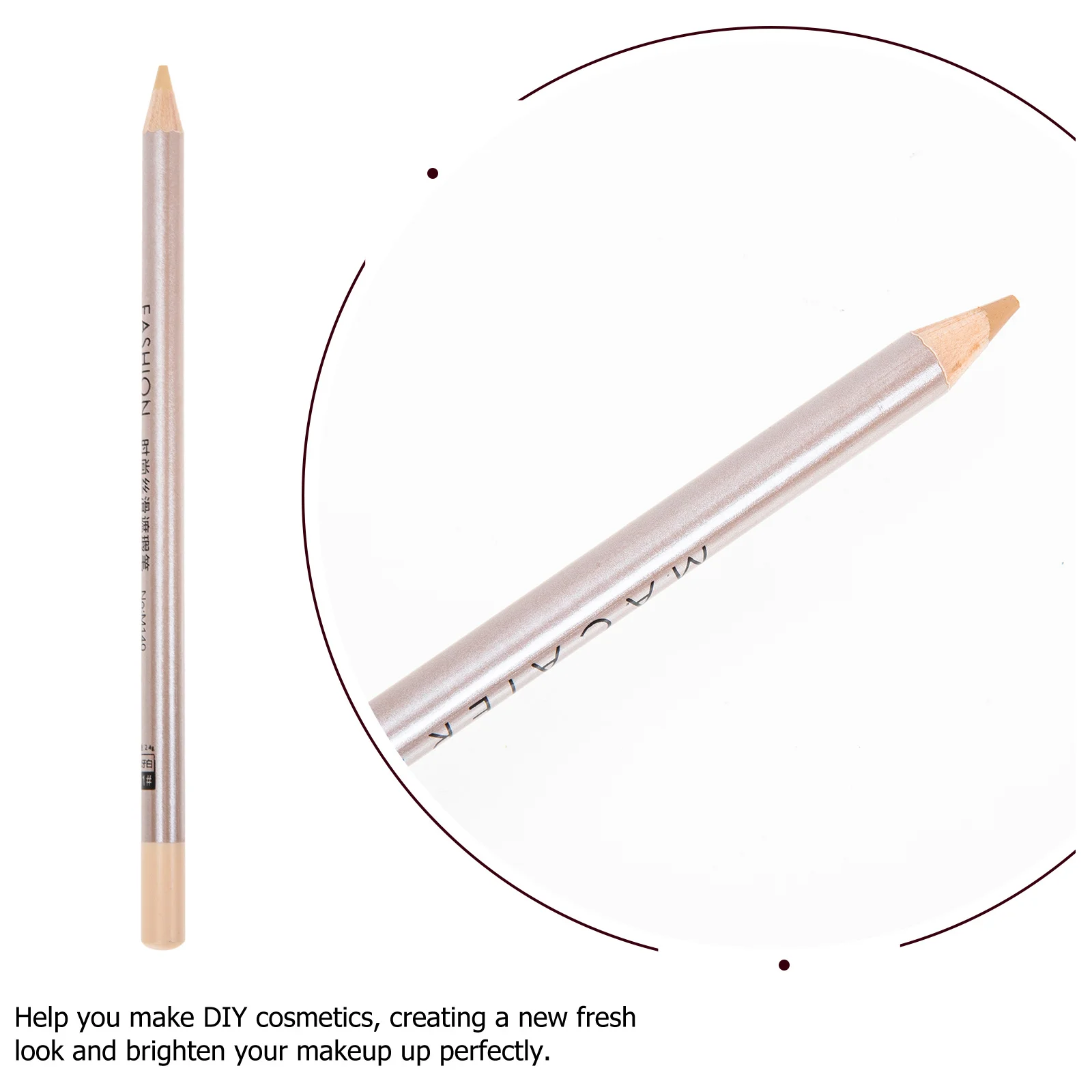 

4Pcs Wooden Concealer Pen Pencil for Blemish Cover Multi-Use Lightweight Travel-Friendly Makeup Tool Ideal for Beginners Artists