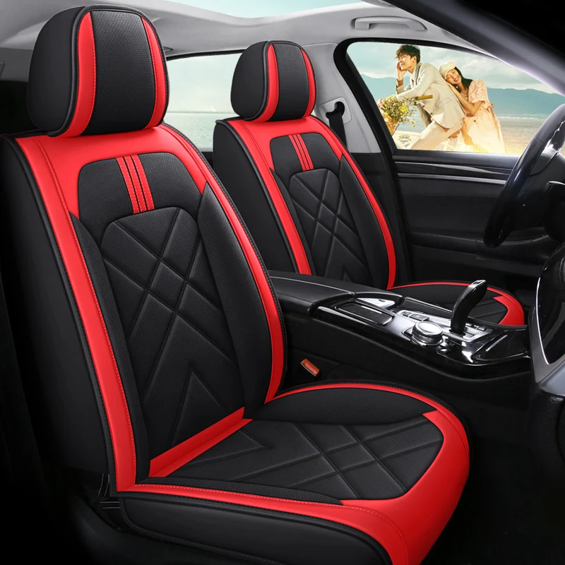 

Car seat cover 5 full car seat cover PU leather car seat cover GM car seat cover is compatible with five seats