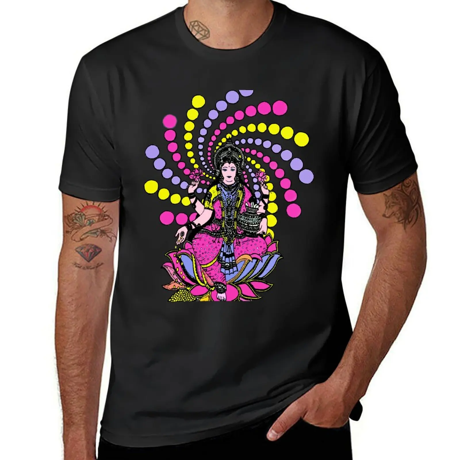 Lakshmi Love T-Shirt cotton man t-shirts graphic shirts oversize t-shirts man valentines boutique clothes mens t shirts pack