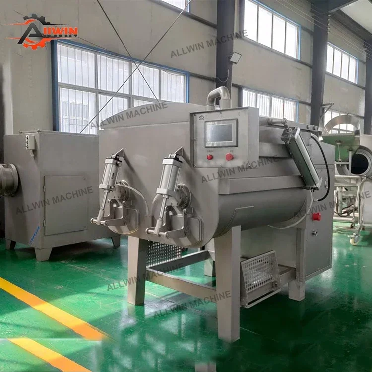 Commercial Mince Meat Mixer Machine for Sausage Industrial Vacuum Stainless Steel Sausage Meat Blender Machine