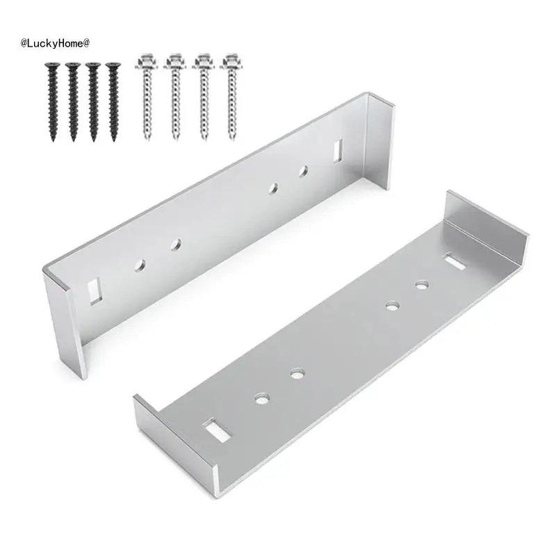 2Pcs Mailbox Brackets Lightweight Against Tilting Shaking for Most Mailbox Types 11UA