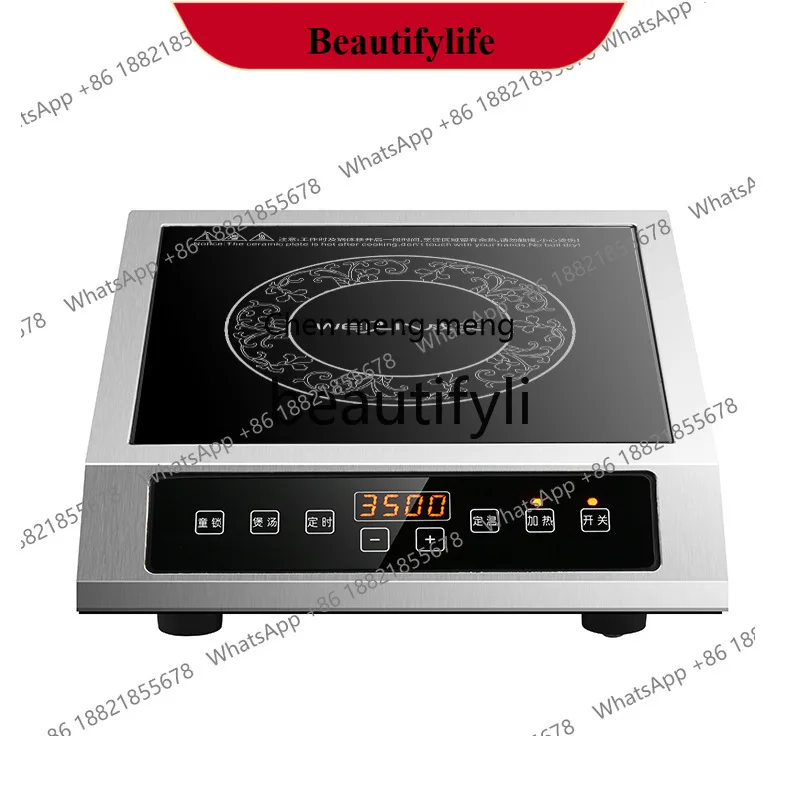 

AB02 Flat Induction Cooker for Home and Commercial Use, High Power for Stir-frying and Soup Cooking