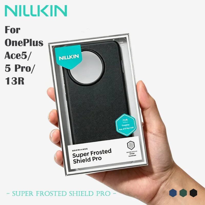 

NILLKIN Super Frosted Shield Case for OnePlus Ace5/Ace5 Pro/13R, Dual-Layer PC+TPU Shockproof Design, Anti-Scratch Matte Finish